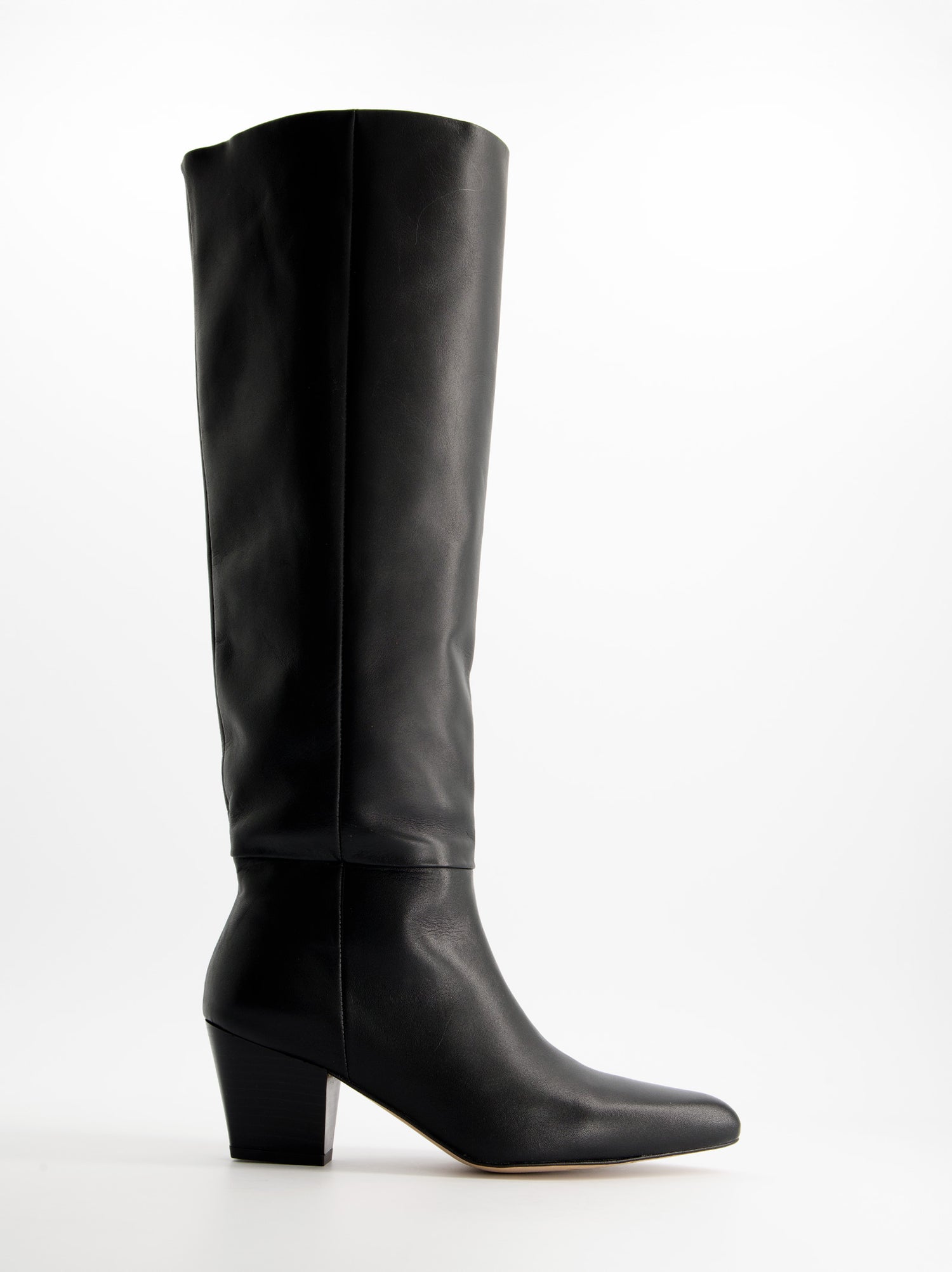 Botas altas de piel con tacón - Brera