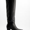 Botas altas de piel con tacón - Brera