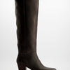 Botas altas de piel con tacón - Brera