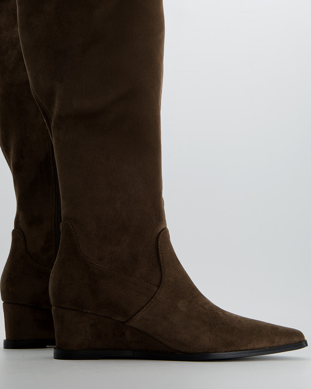 Botas altas de ante marrón - Riot