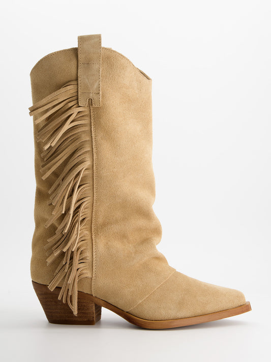 Botas cowboy con flecos laterales - Kenny