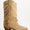 Cowboy boots with side fringes - Kenny