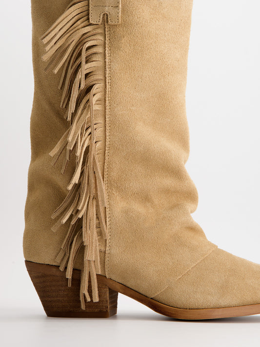 Botas cowboy con flecos laterales - Kenny