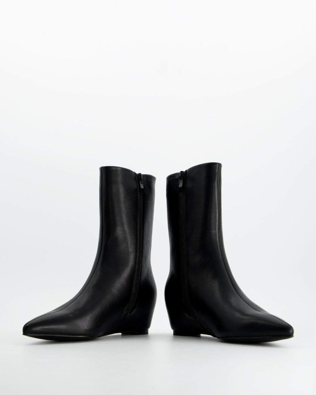 Botas negras de caña media con puntera - Gare