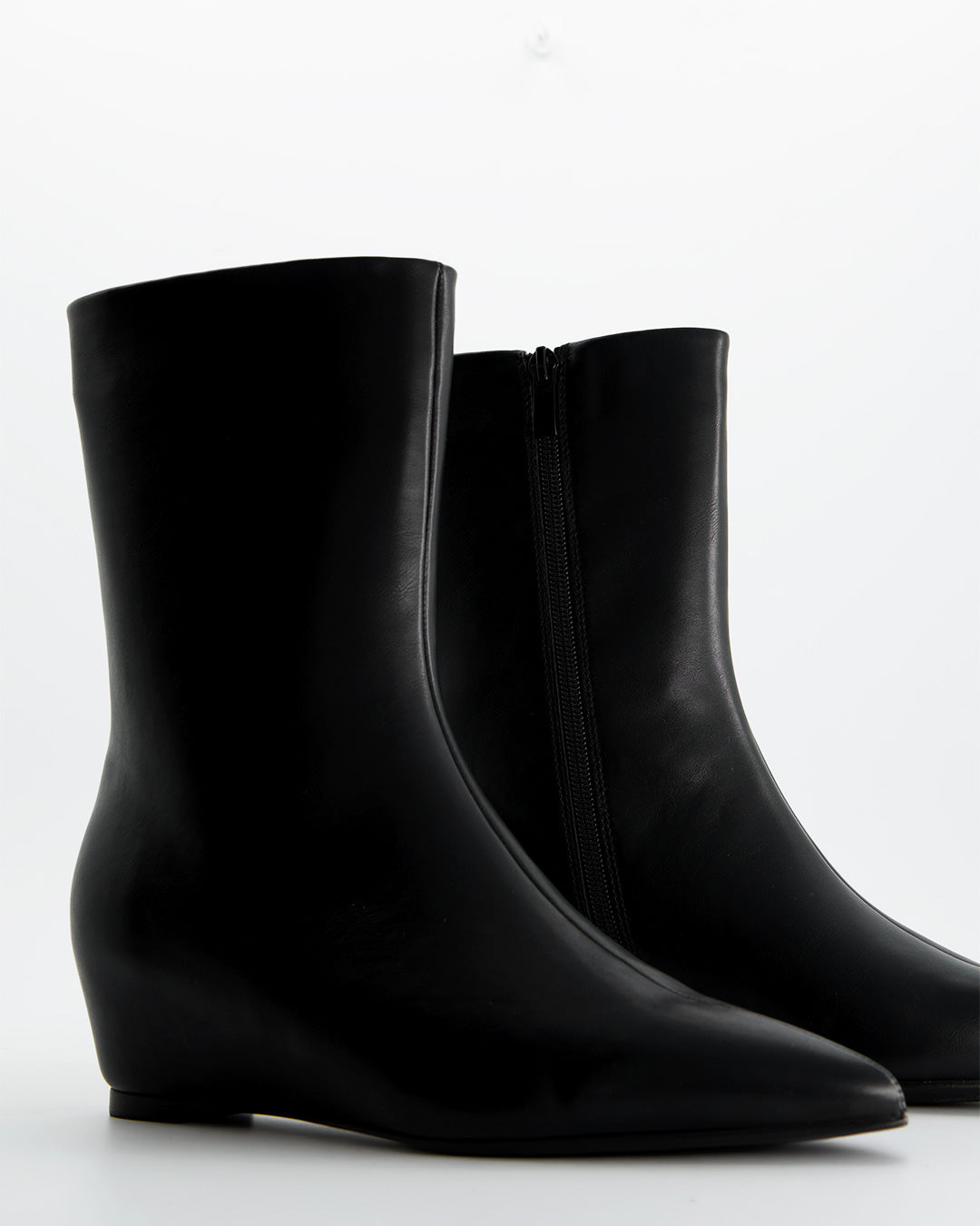 Botas negras de caña media con puntera - Gare