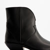 Botines cowboy de piel - Burn