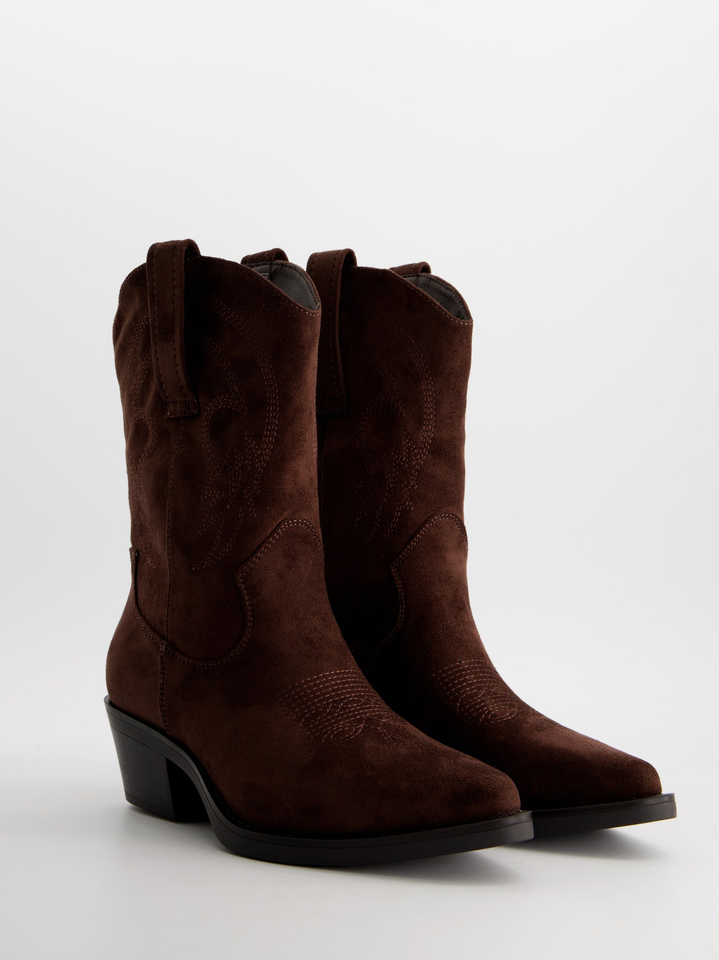 Botines cowboy efecto ante - Brooklyn