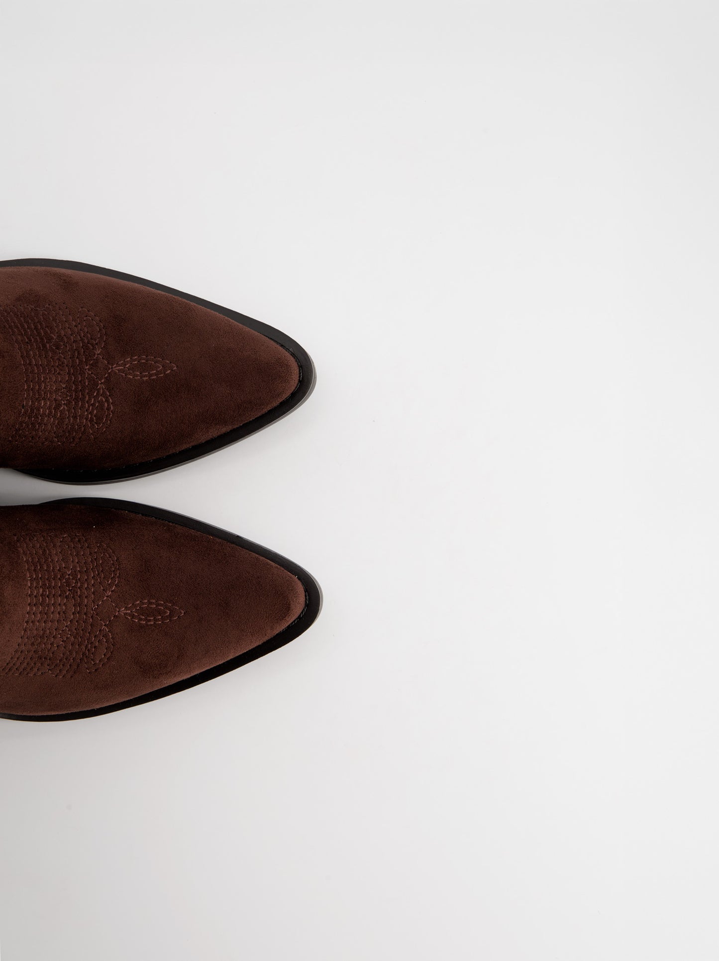 Botines cowboy efecto ante - Brooklyn