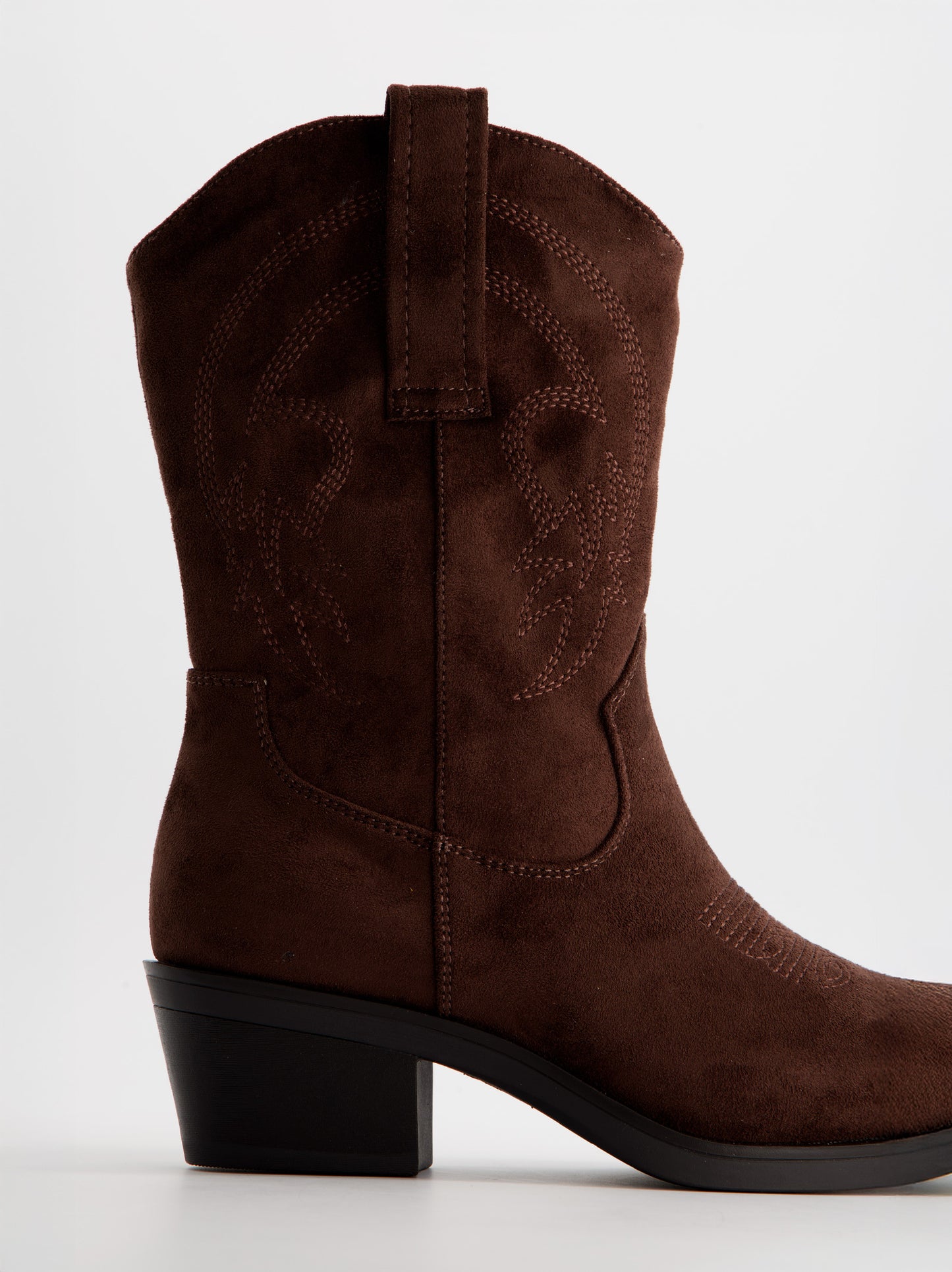 Botines cowboy efecto ante - Brooklyn