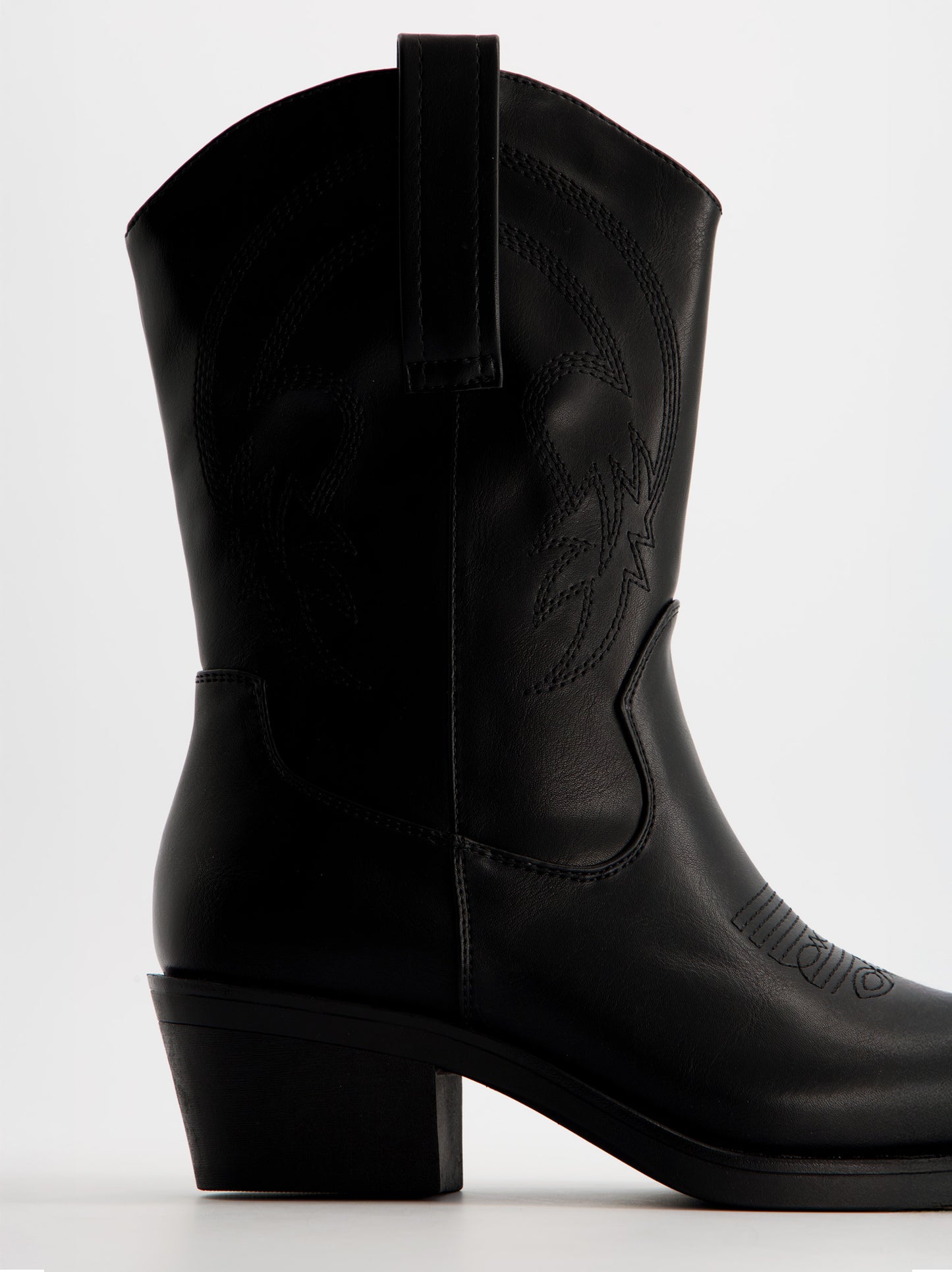 Botines cowboy efecto piel - Brooklyn