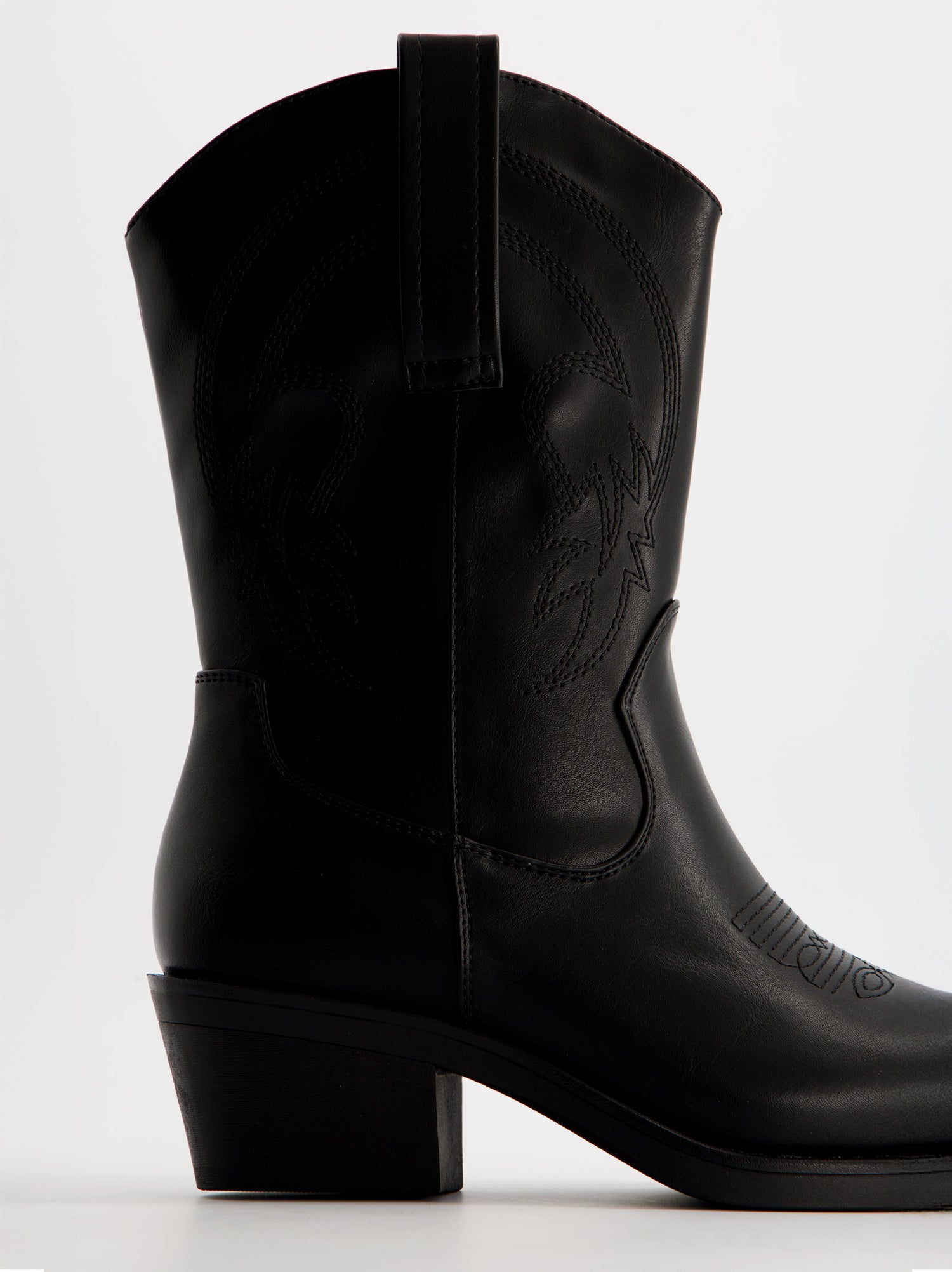 Botines cowboy efecto piel - Brooklyn