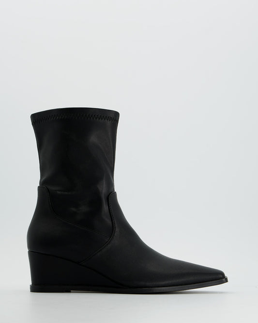 Botines de Cuña negros - Roux