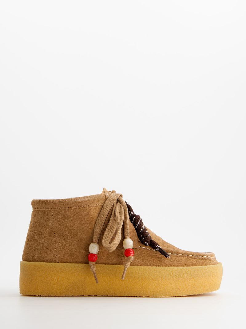 Botines de ante boho con plataforma - ULK Chester