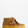 Boho suede ankle boots with platform - ULK Chester