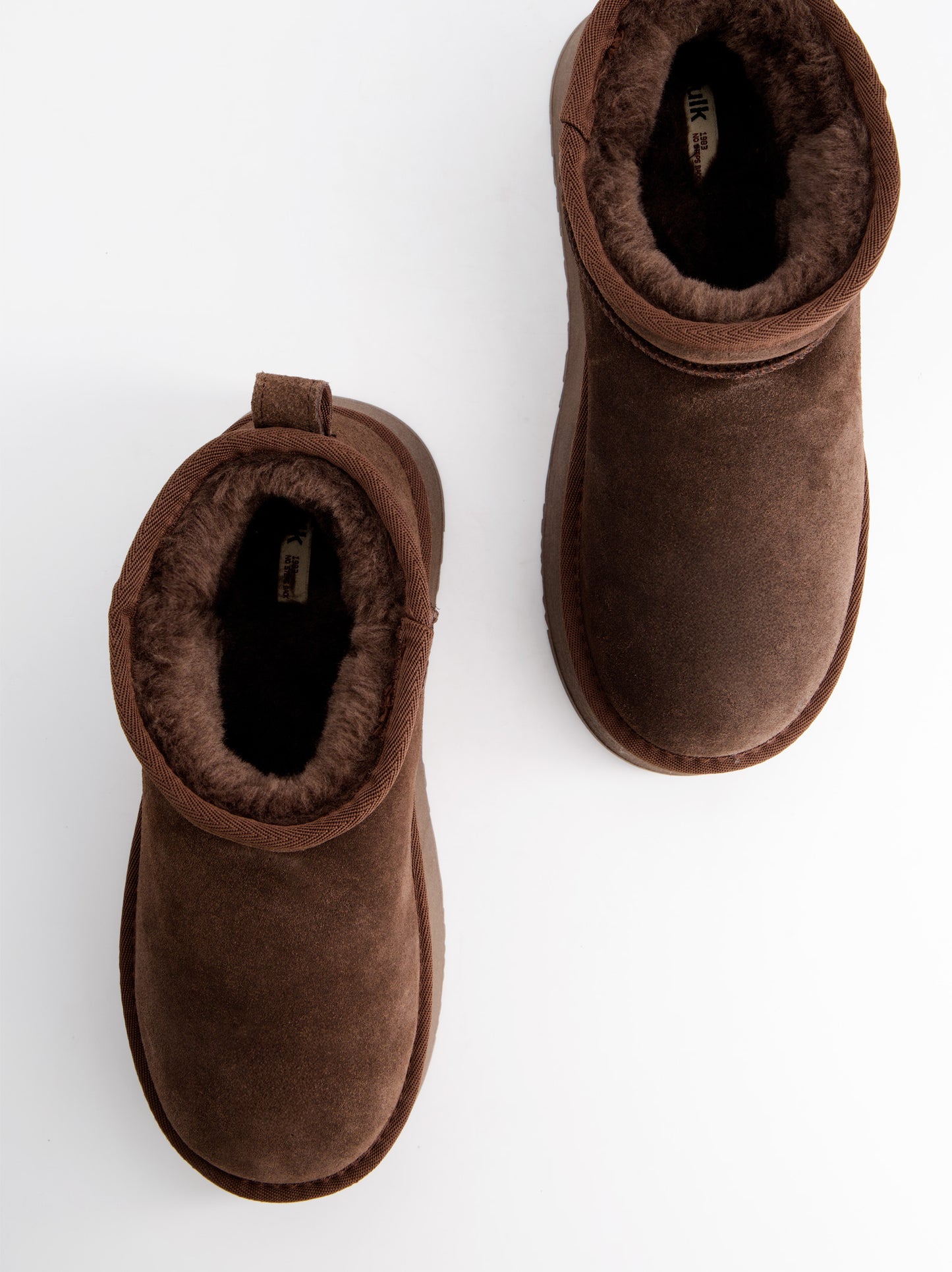 Botines de ante con forro interior y plataforma - Miwa