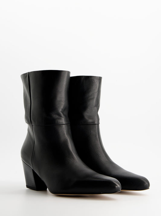 Botines de piel con tacón - Oslo