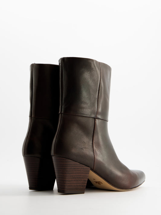 Botines de piel con tacón - Oslo