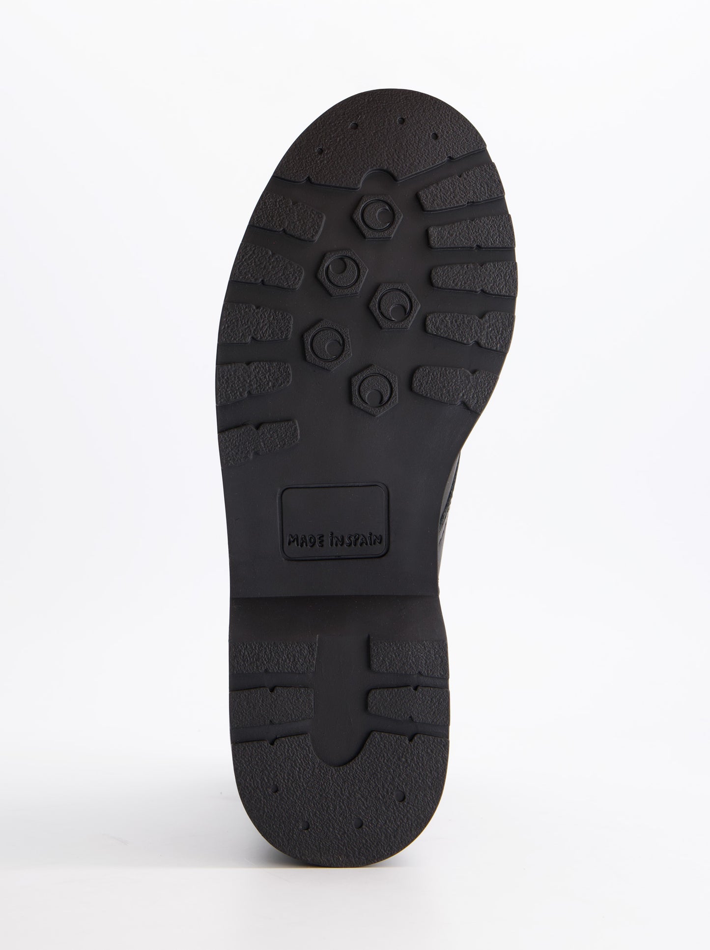 Botines militares negros de piel - Fanny