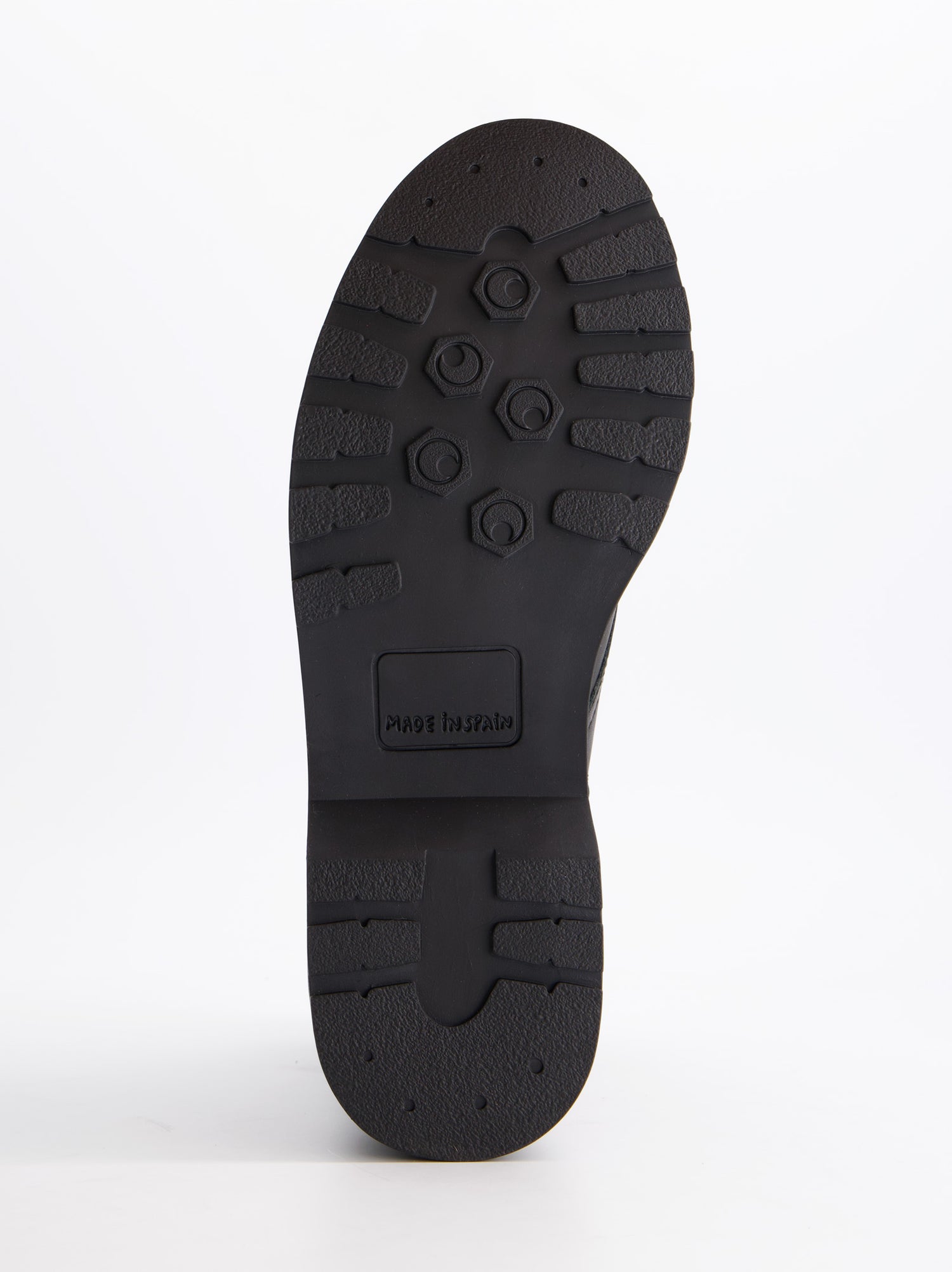 Botines militares negros de piel - Fanny