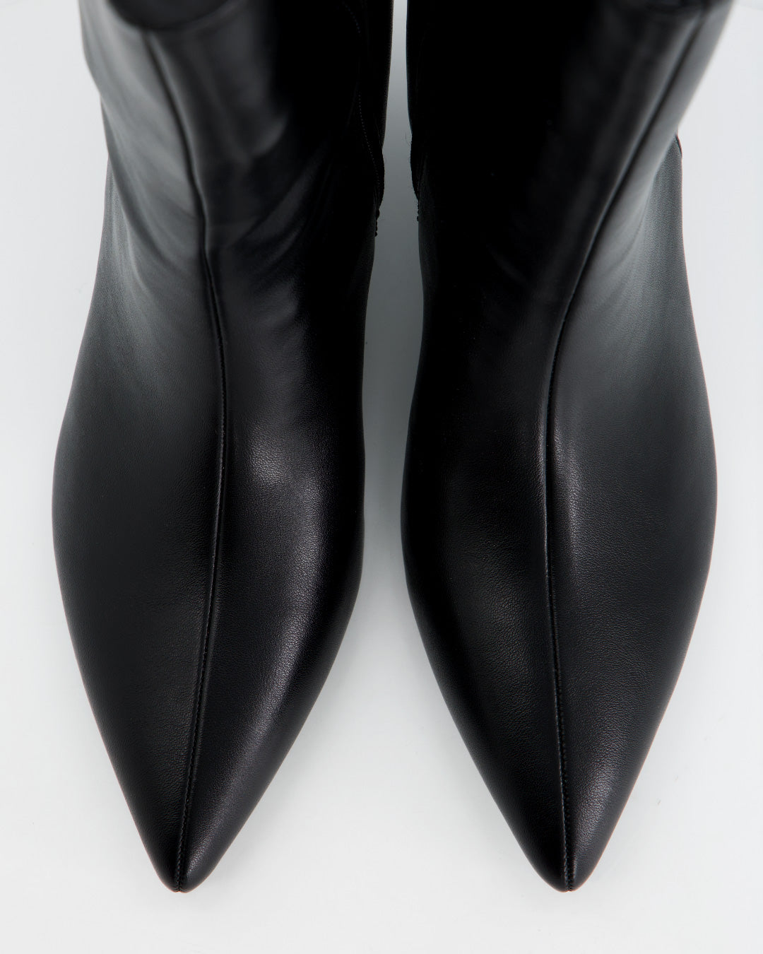 Botines negros efecto piel - Low Dafne