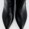 Botines negros efecto piel - Low Dafne