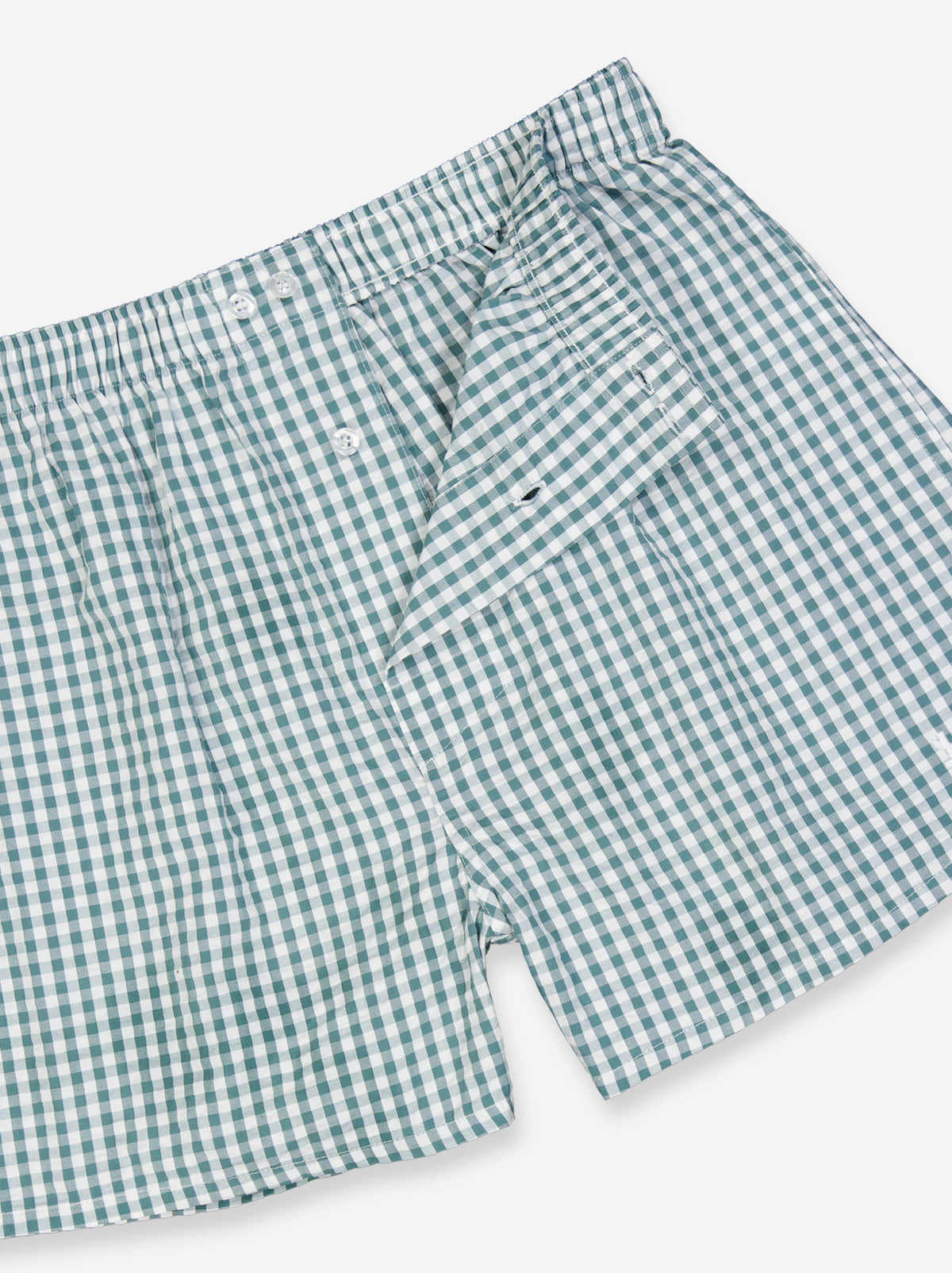 Checkered poplin boxer shorts - Richard