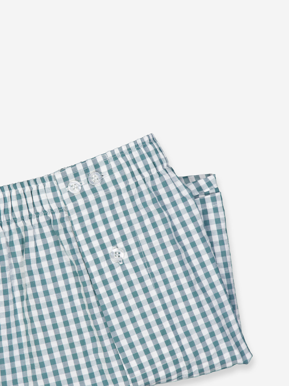 Checkered poplin boxer shorts - Richard