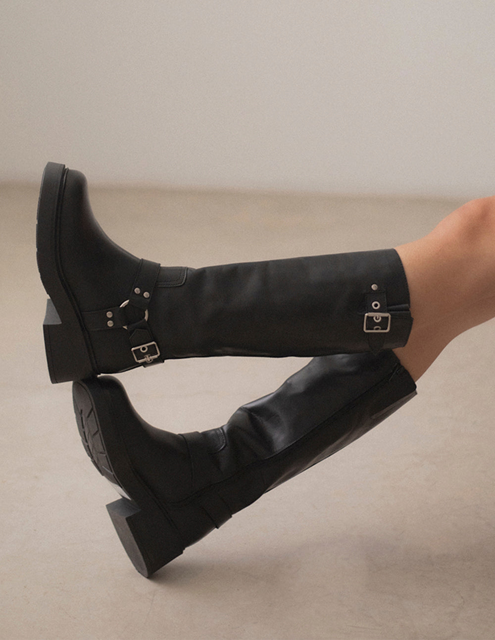 Musse &amp; Cloud by Ulanka Cross - Leather biker boot