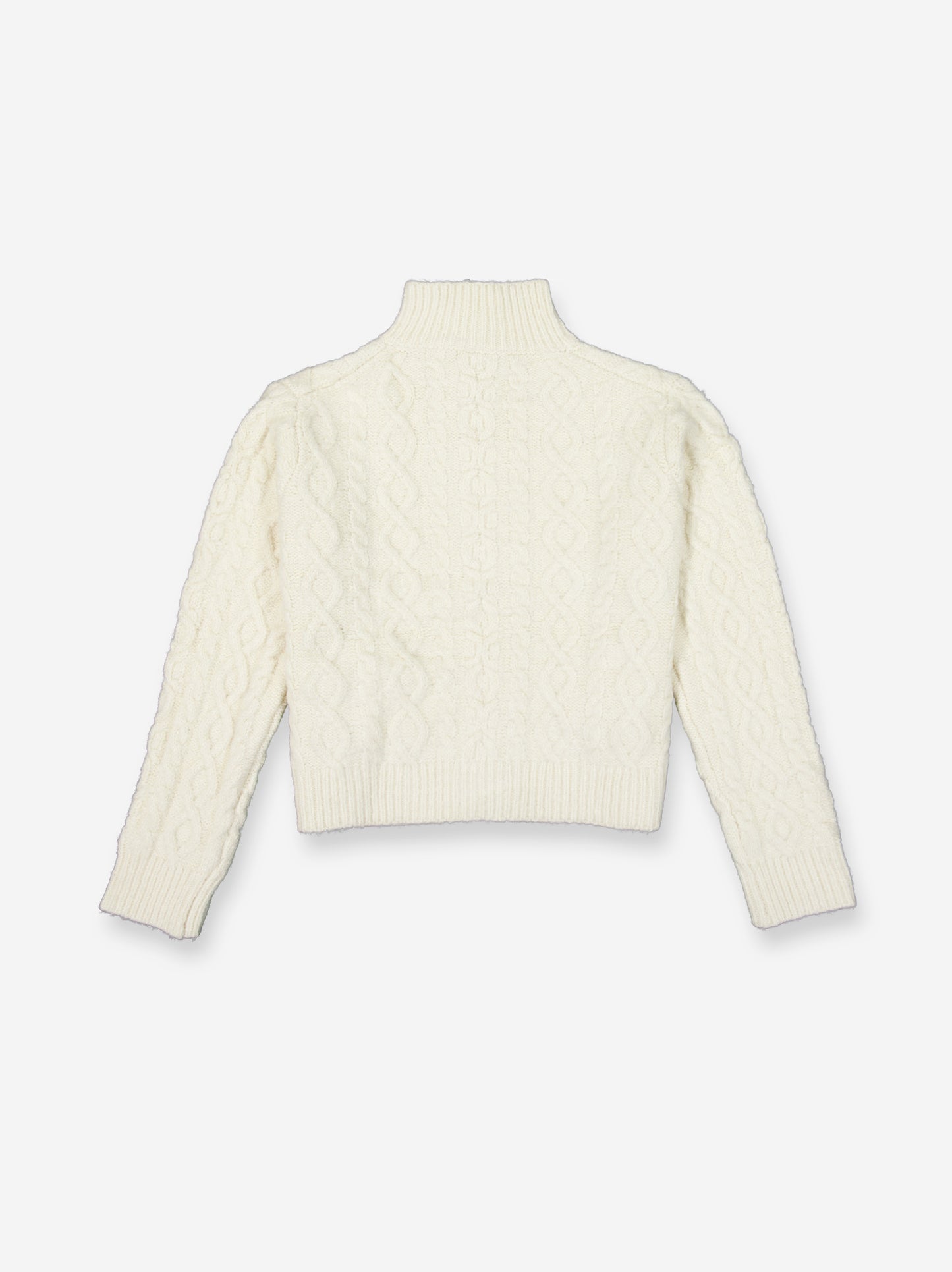 Cárdigan de punto con cuello alto - Greta