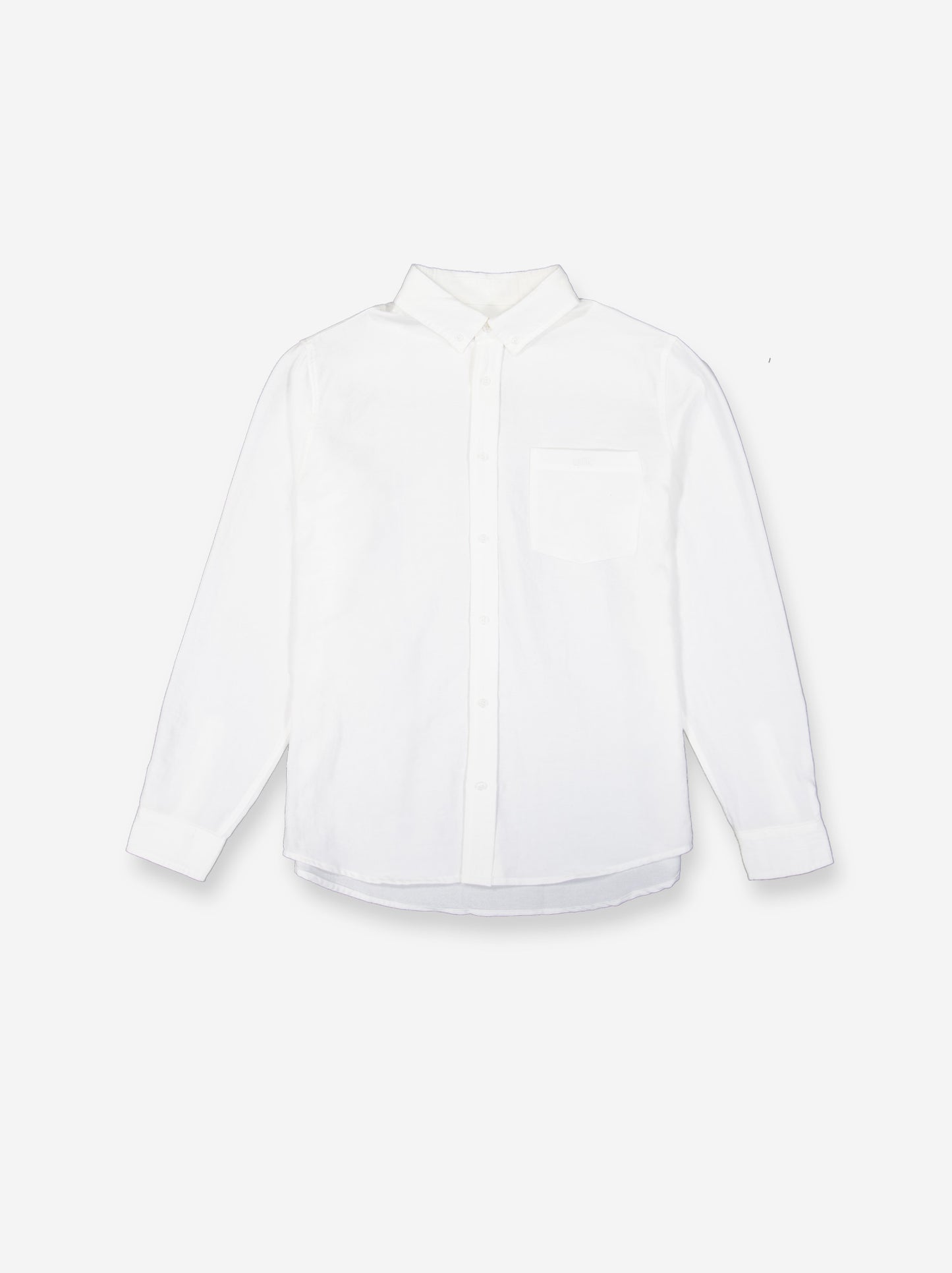 Camisa blanca de popelín con bolsillo - Dublin