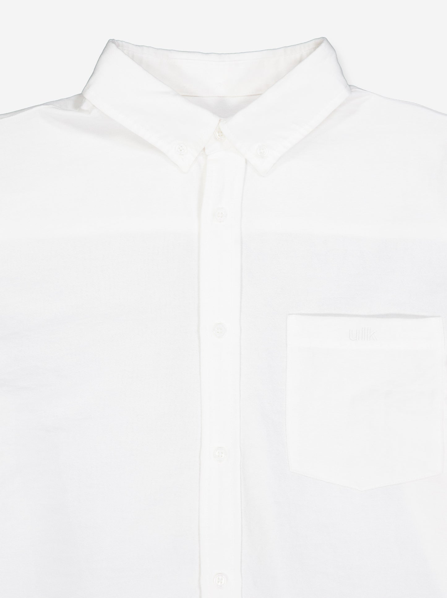 Camisa blanca de popelín con bolsillo - Dublin