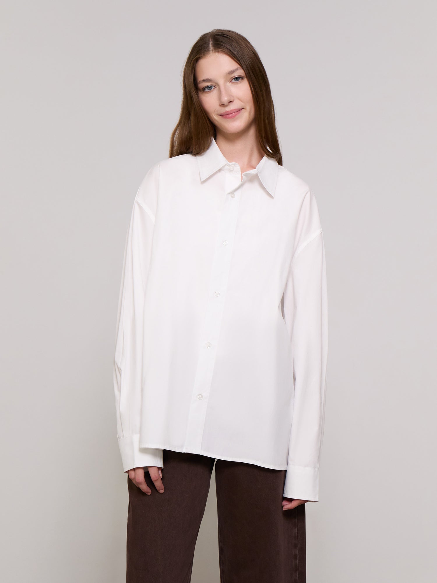 Camisa blanca popelín - ULK Alina
