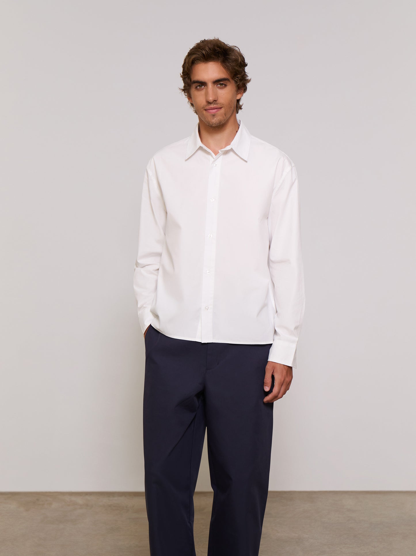 Regular fit white shirt - ULK James