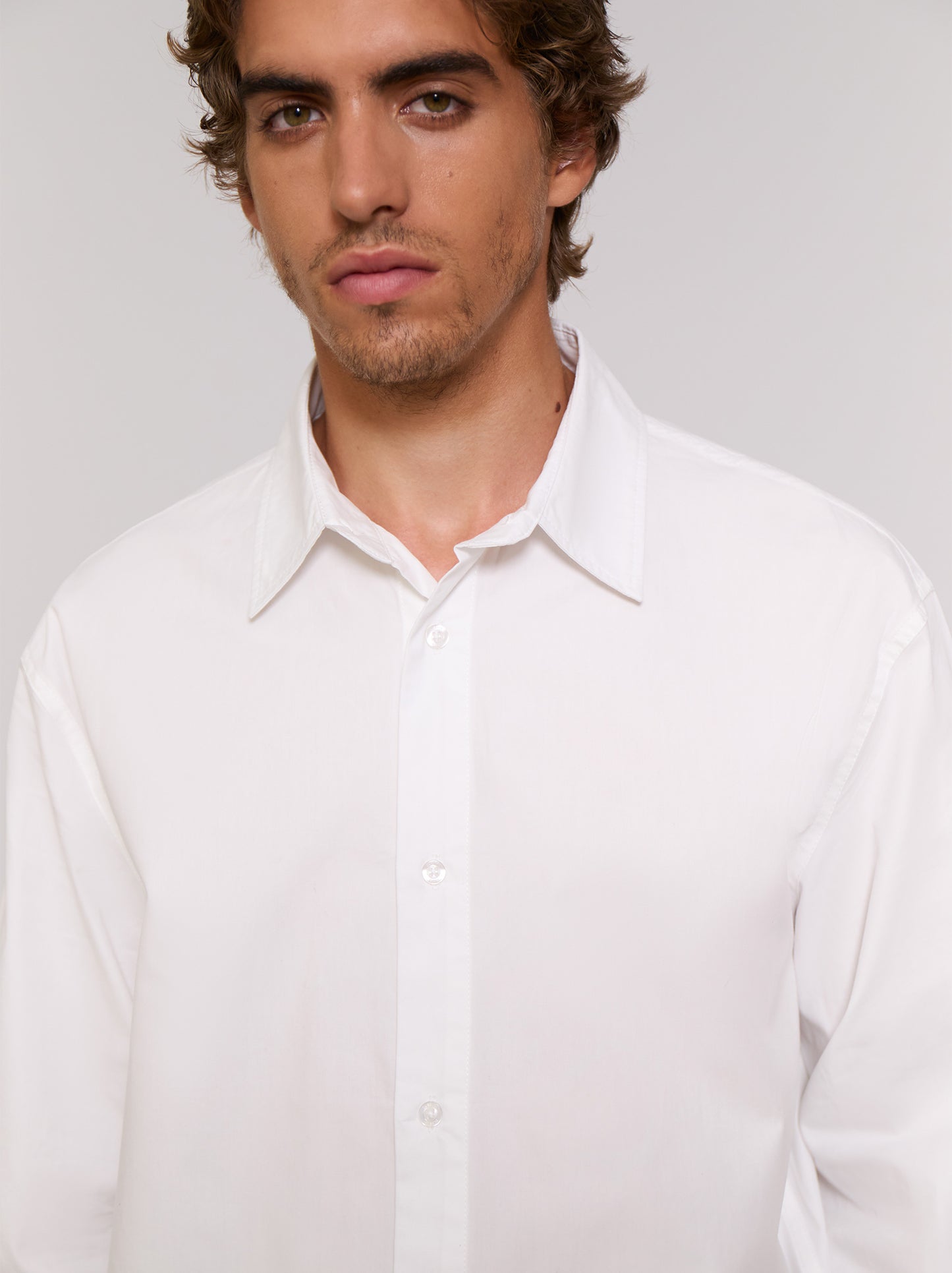 Regular fit white shirt - ULK James