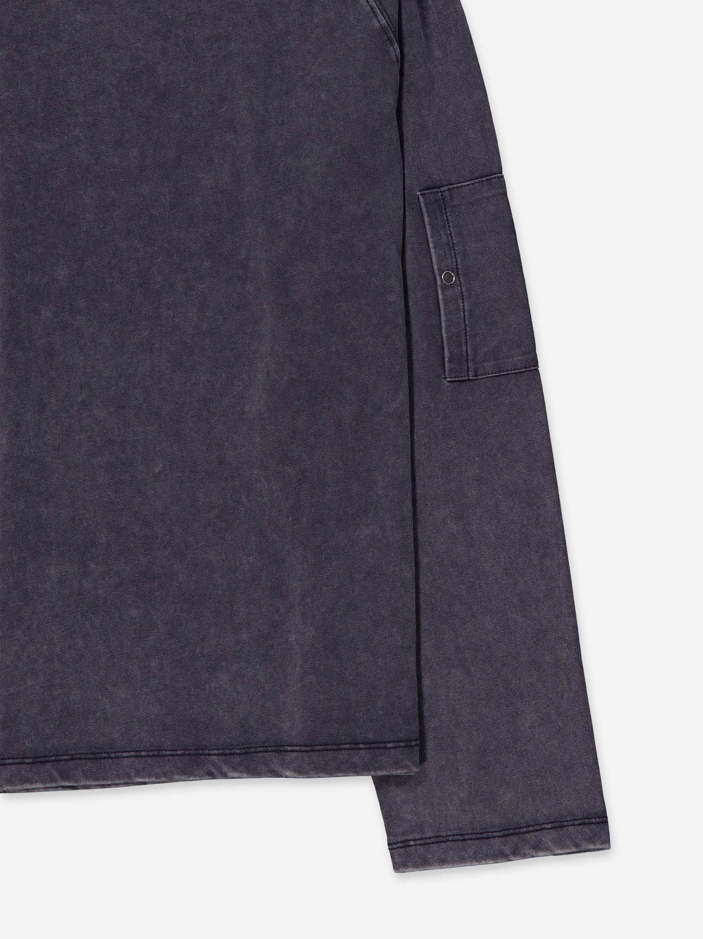 Grey Washed-Effect T-Shirt - Chuck