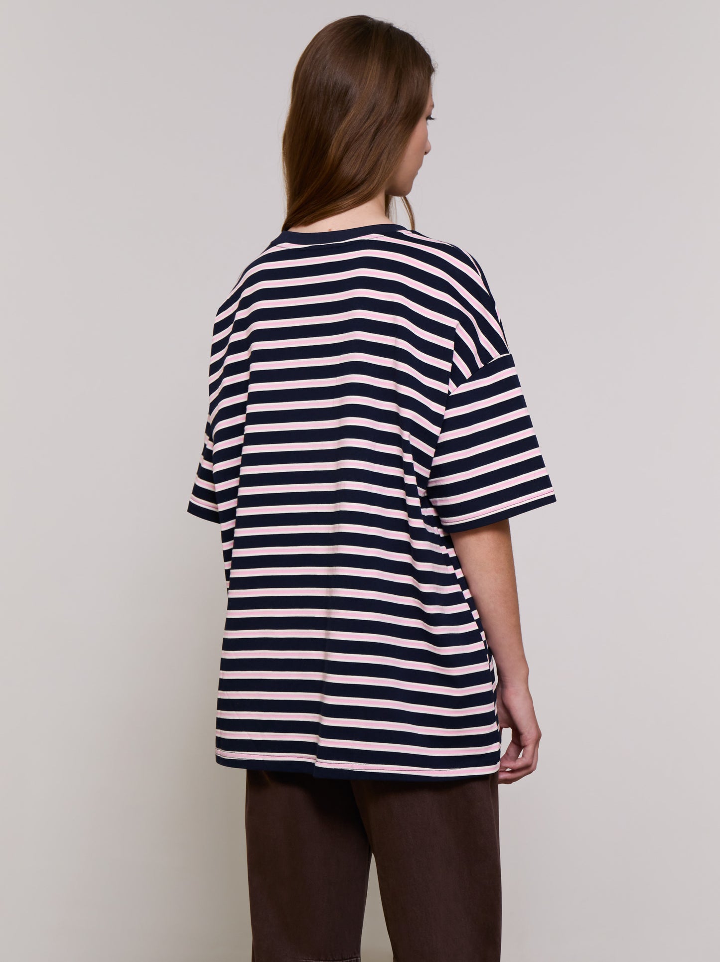 Camiseta de rayas con bordado - ULK Zainab