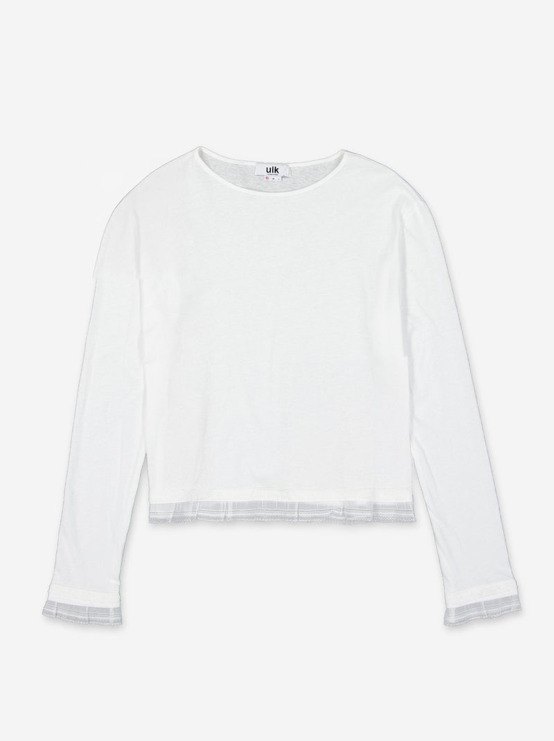 Camiseta doble con encaje - ULK Giorgia