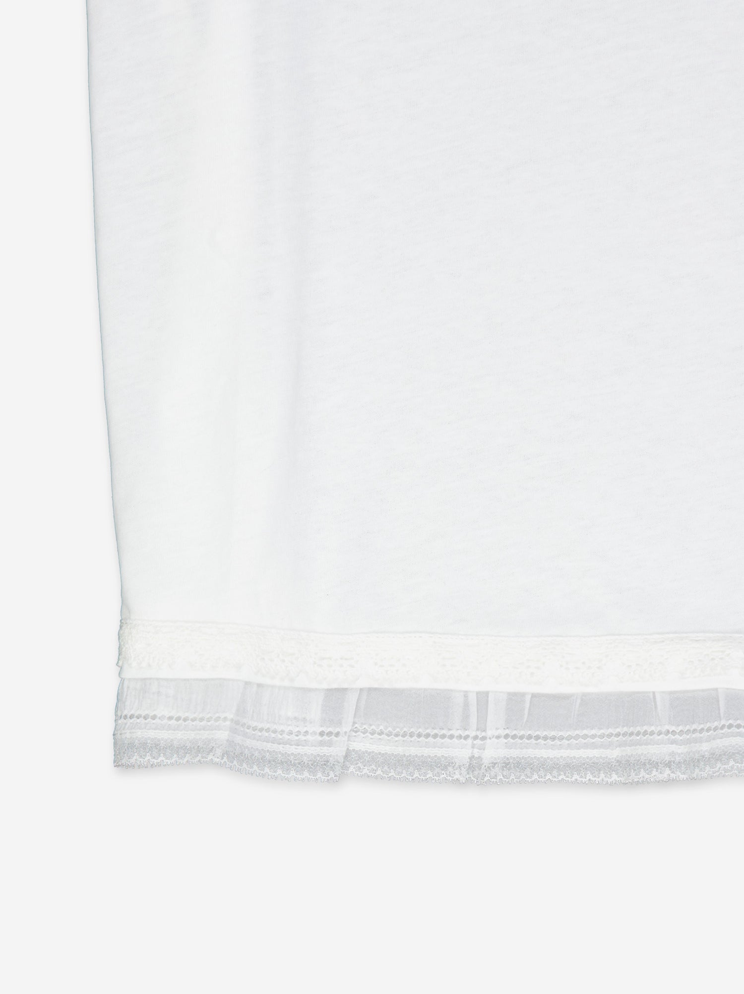 Camiseta doble con encaje - ULK Giorgia