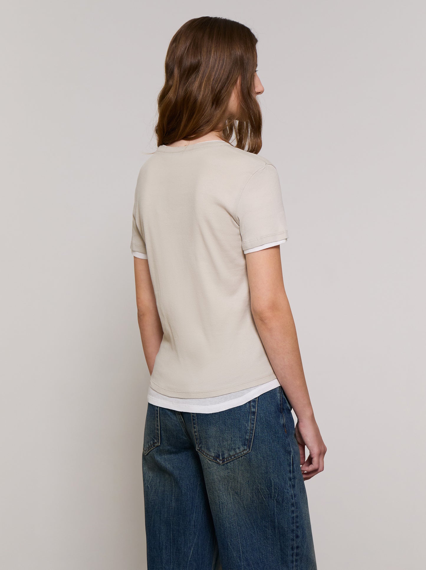 Double-breasted short-sleeved T-shirt - ULK Vittoria