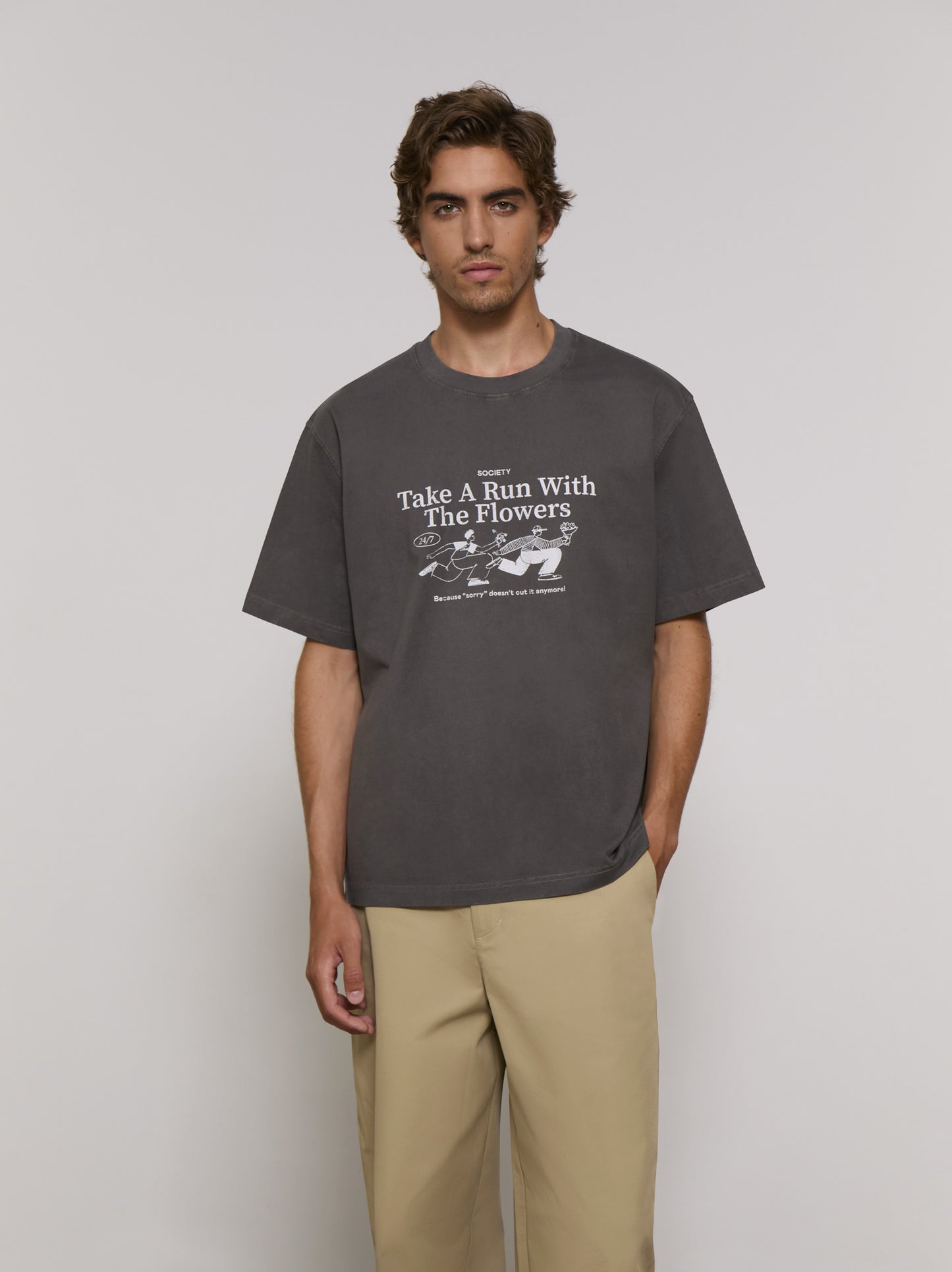 Short-sleeved printed T-shirt - ULK Adrien