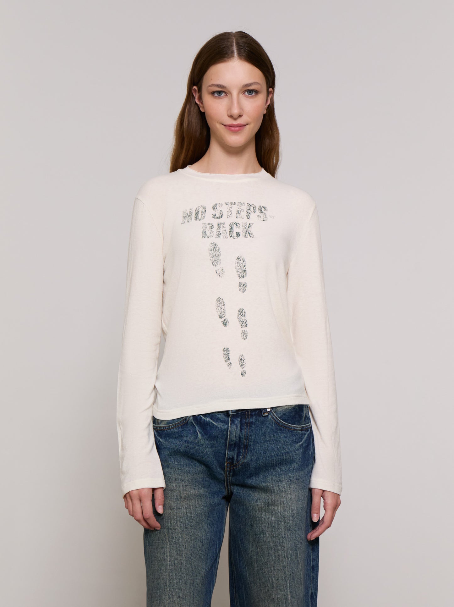 Long-sleeved printed T-shirt - ULK Margot