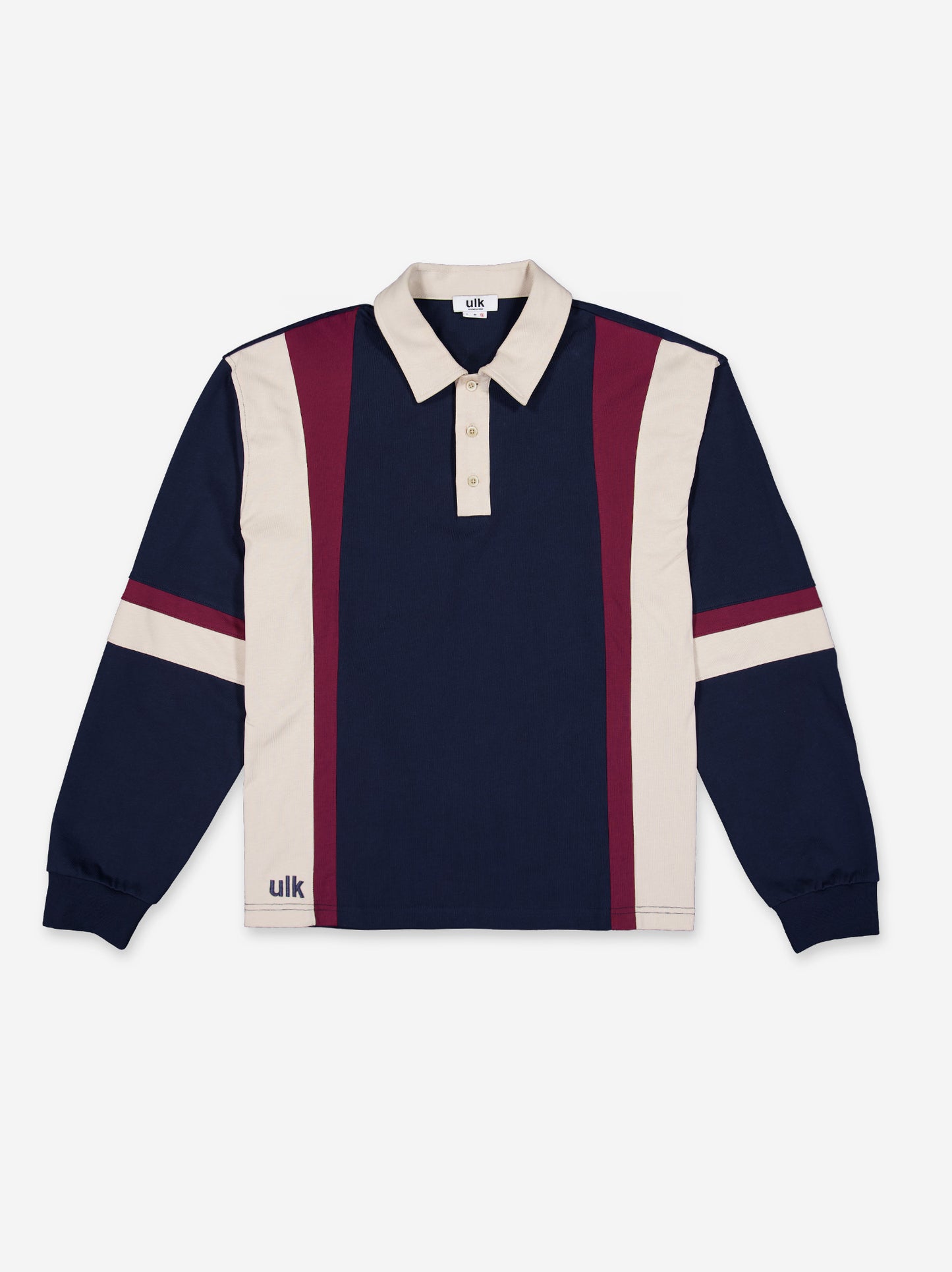 Long sleeve t-shirt with polo neck - ULK Luc