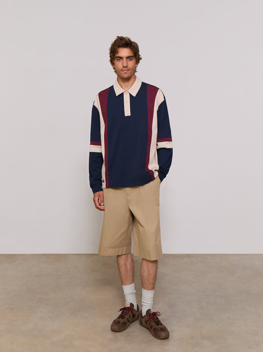 Camiseta manga larga con cuello polo - ULK Luc