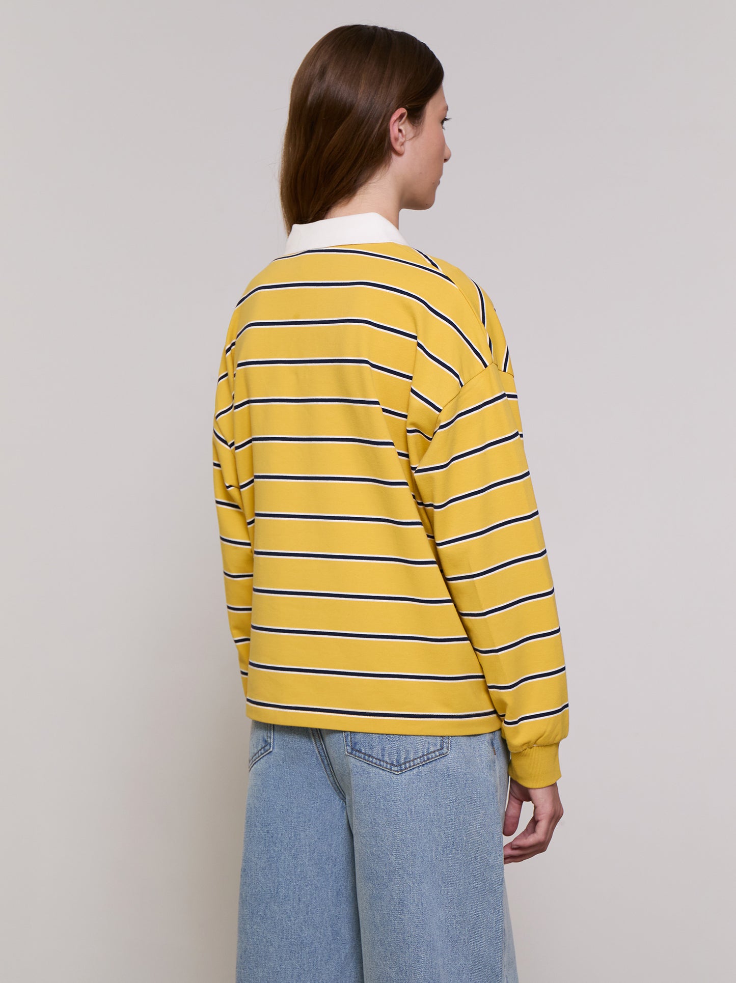 Long sleeve t-shirt with polo neck - ULK Luc