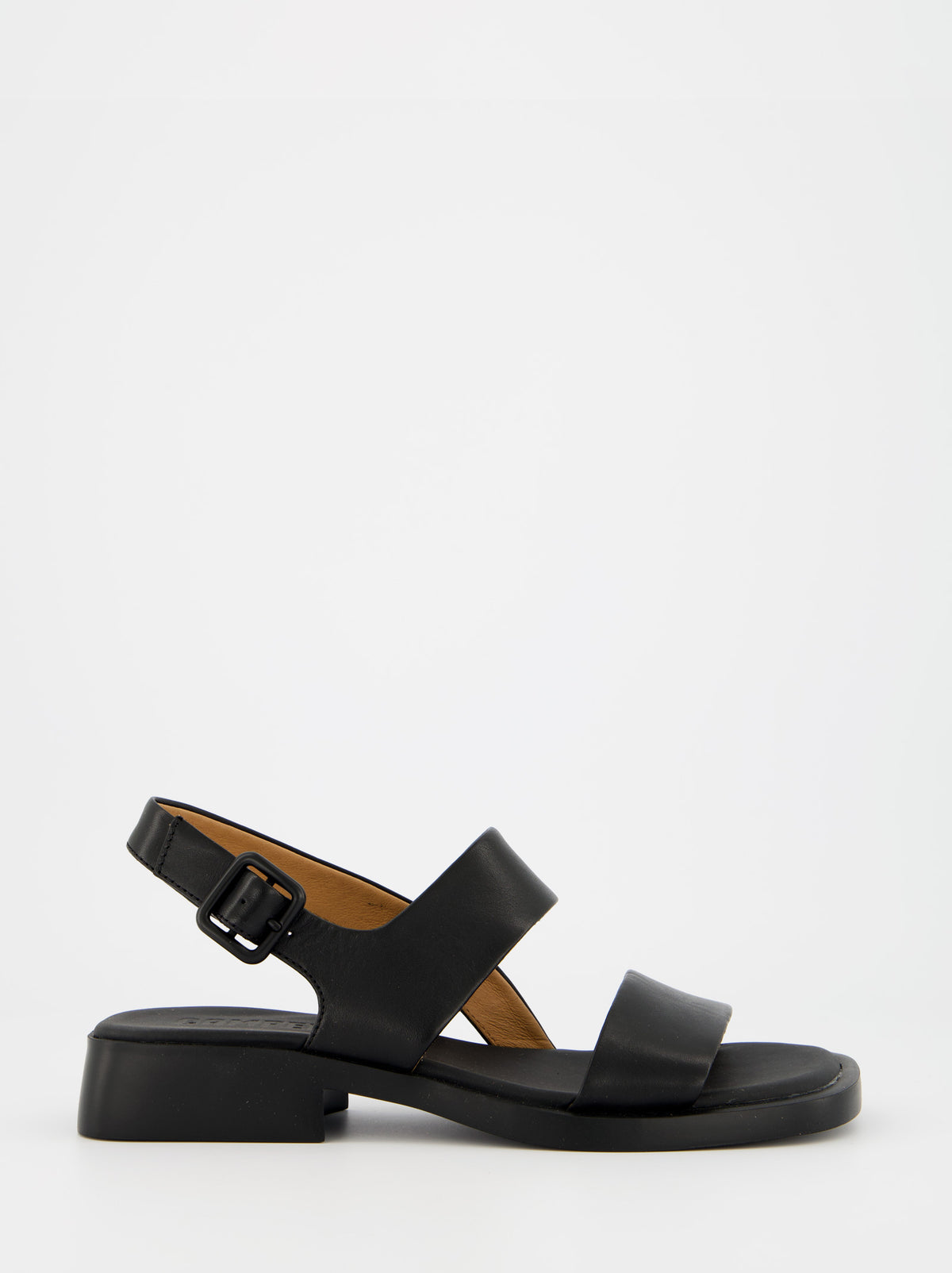 Camper Dana - Black leather sandals