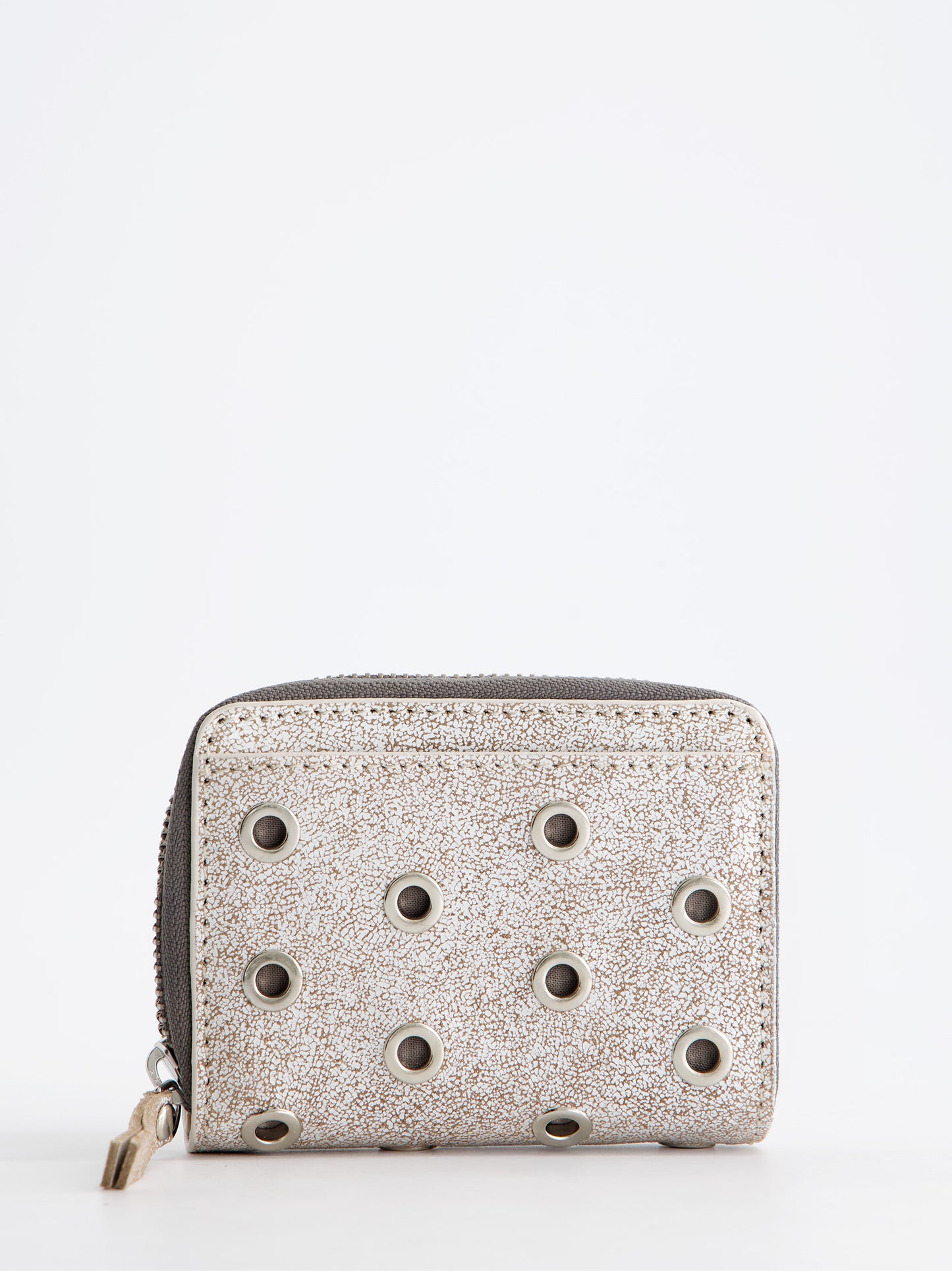 Cartera Compacta Efecto Craquelado -Baly