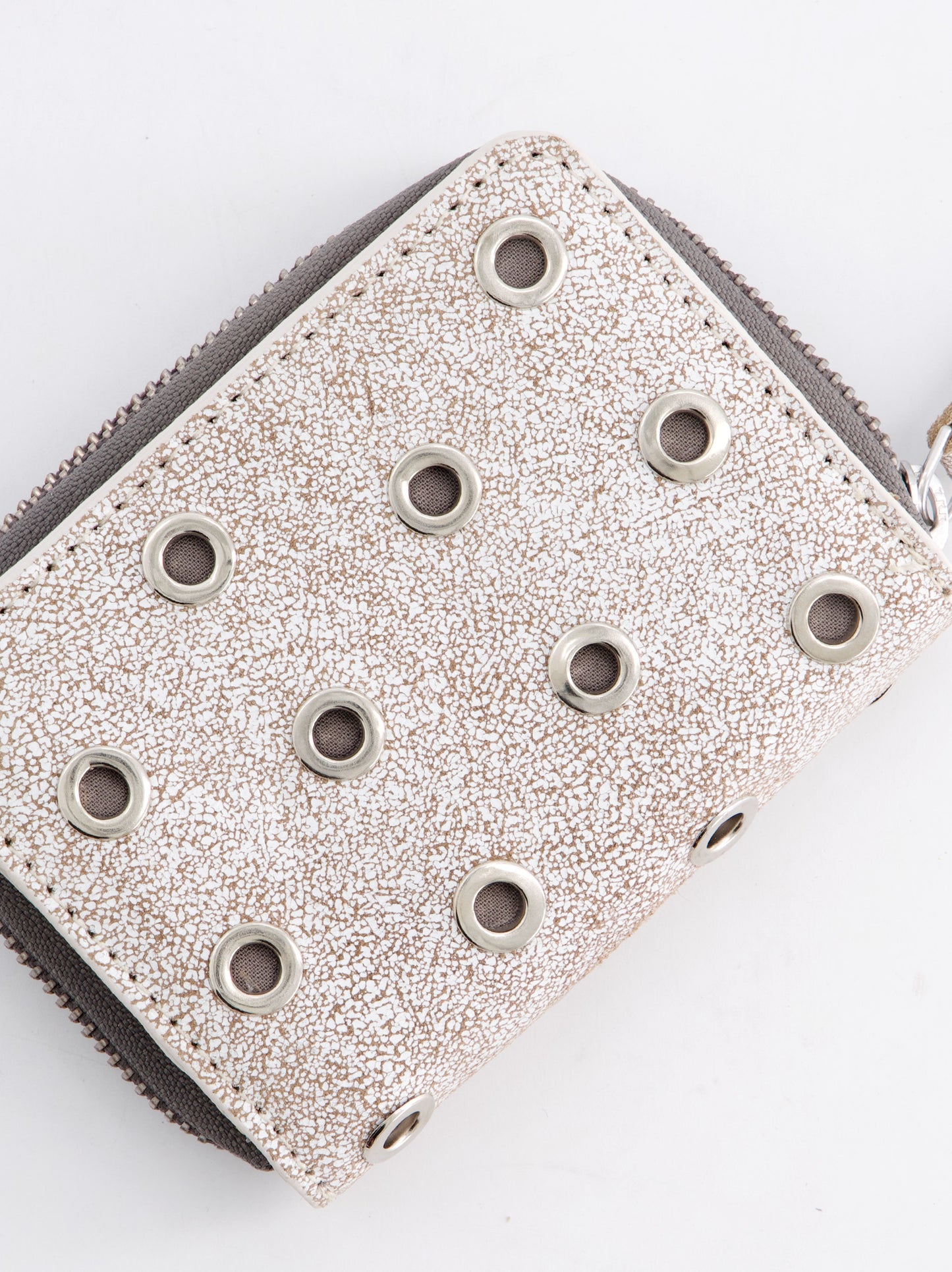 Cartera Compacta Efecto Craquelado -Baly