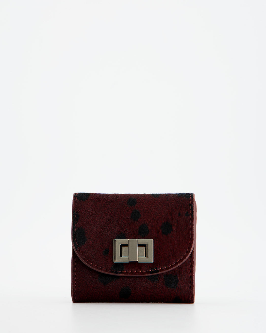 Cartera Mini Animal Print Burdeos - Sitt