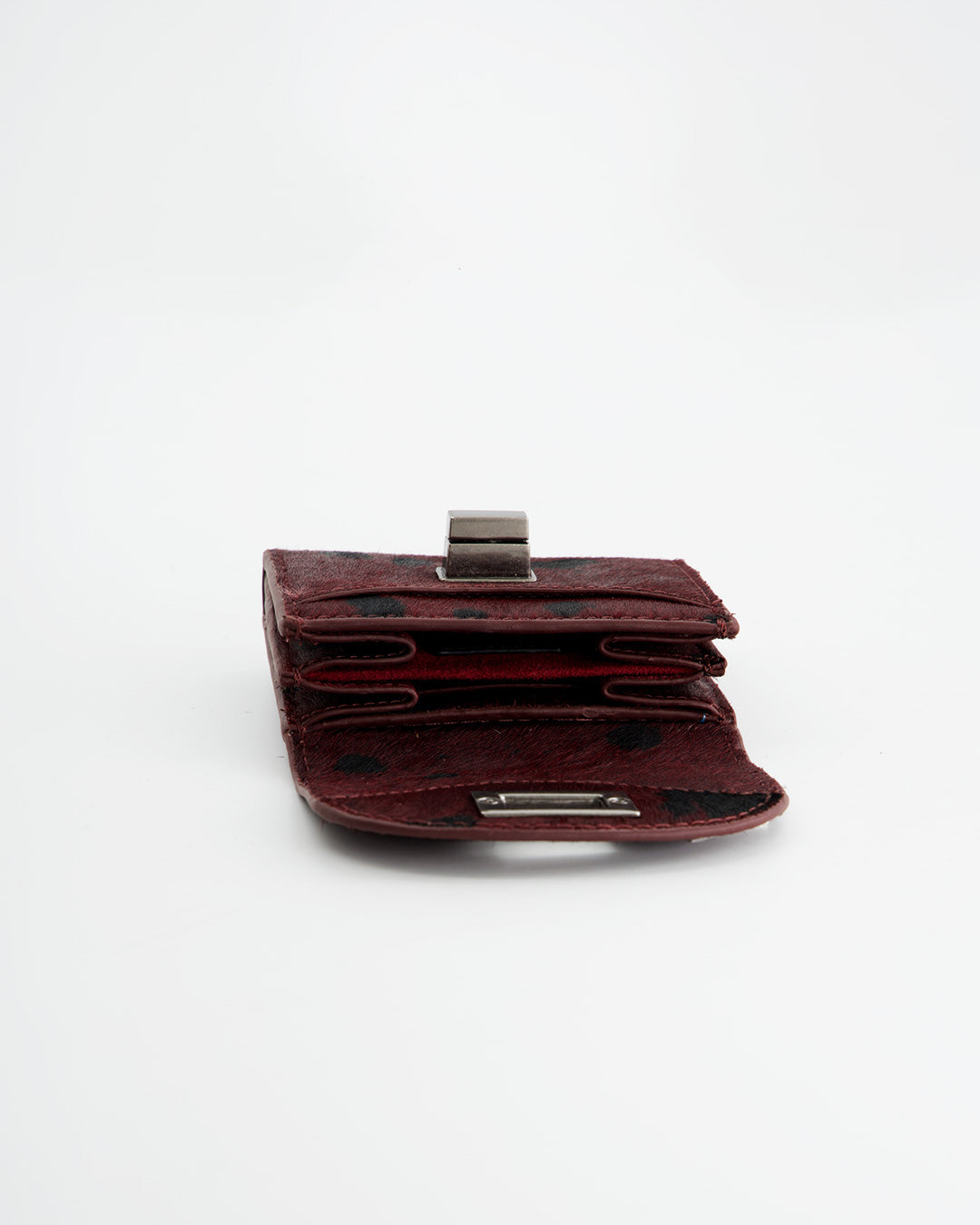 Cartera Mini Animal Print Burdeos - Sitt