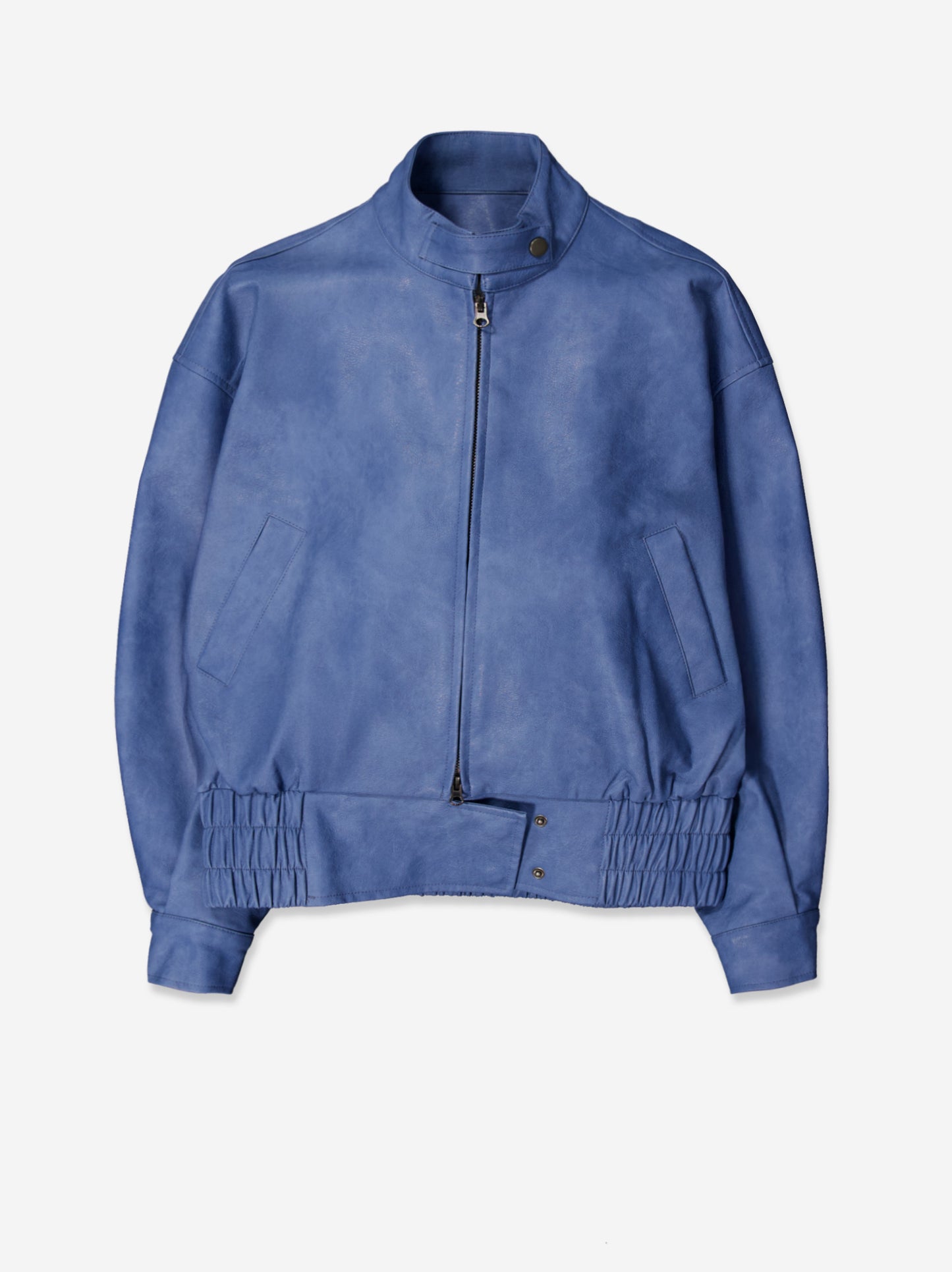 Cazadora Efecto Piel Azul - Estel
